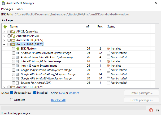 Install SDK