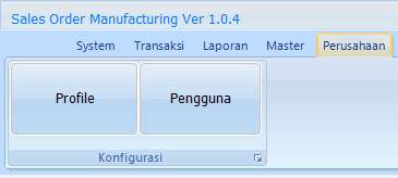 Menu profil
