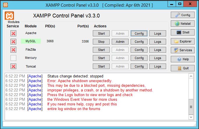 install xampp