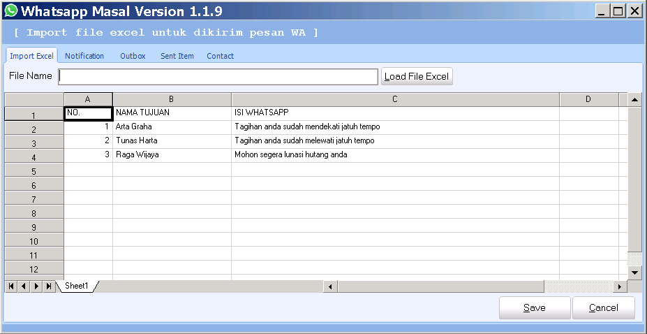 import excel
